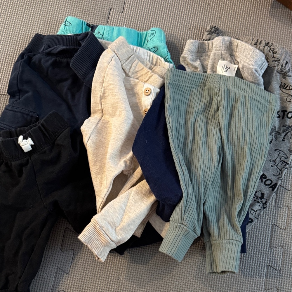 Kids Assorted Color Bottoms Set